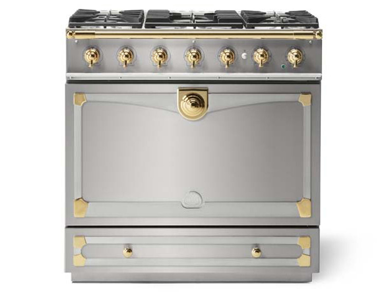36" La Cornue CornuFe 90 Series Freestanding Dual Fuel Range - C9IF