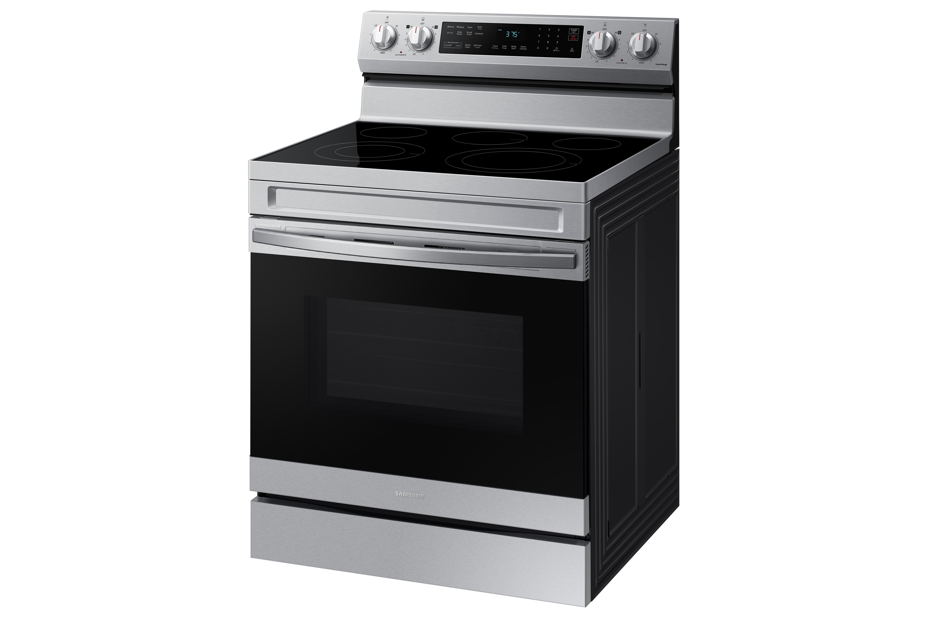 30" Samsung 6.3 Cu. Ft. Freestanding Electric Range With Air Fry And Wi-fi In Stainless Steel - NE63A6511SS