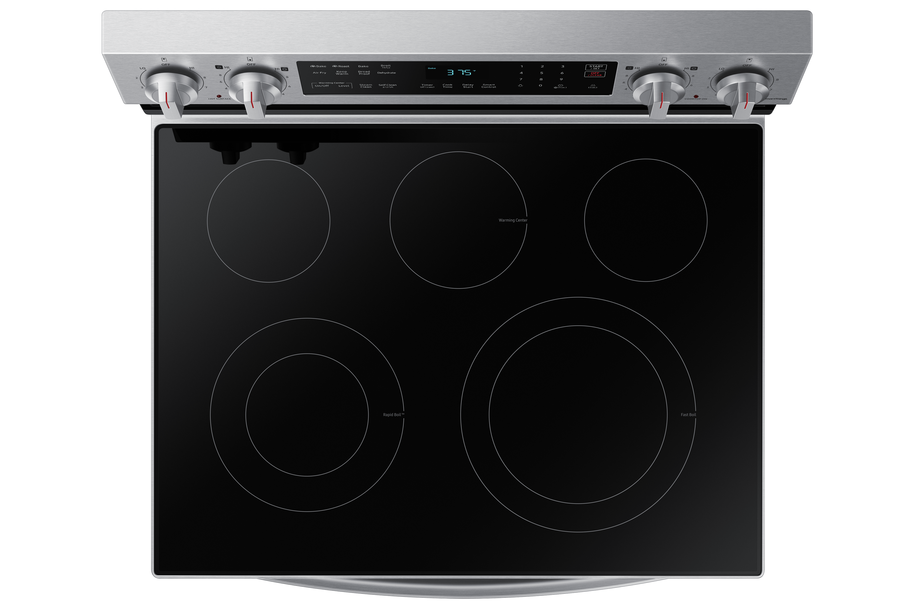 30" Samsung 6.3 Cu. Ft. Freestanding Electric Range With Air Fry And Wi-fi In Stainless Steel - NE63A6511SS
