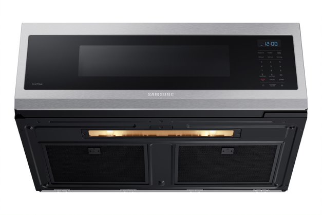 30" Samsung 1.1 Cu. Ft. Capacity Low Profile Over the Range Microwave - ME11A7510DS/AC