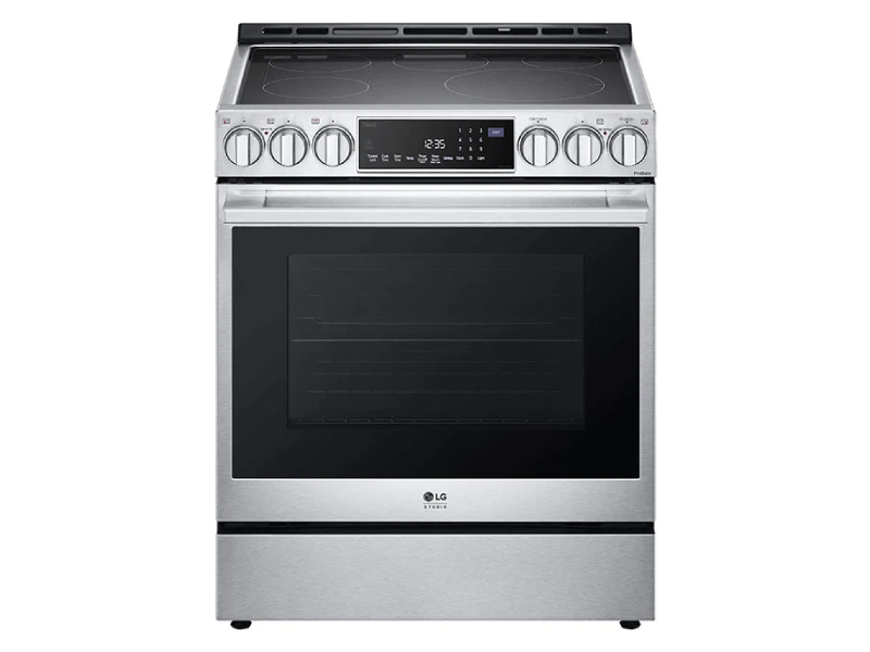 LG STUDIO 6.3 Cu.Ft. InstaView Electric Slide-in Range With ProBake Convection and Air Fry - LSES6338F