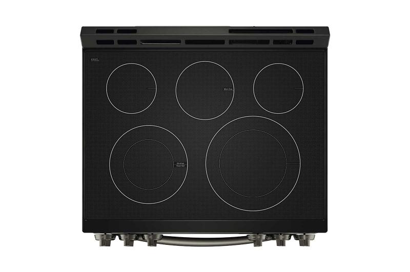 30" LG 6.3 Cu. Ft. Smart Wi-Fi Enabled Fan Convection Electric Slide-in Range - LSEL6333D