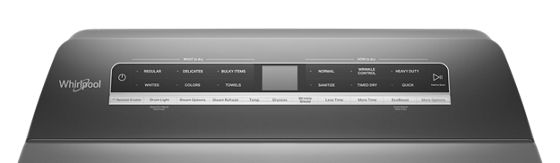 27" Whirlpool 7.4 Cu. Ft. Smart Top Load Electric Dryer - YWED7120HC