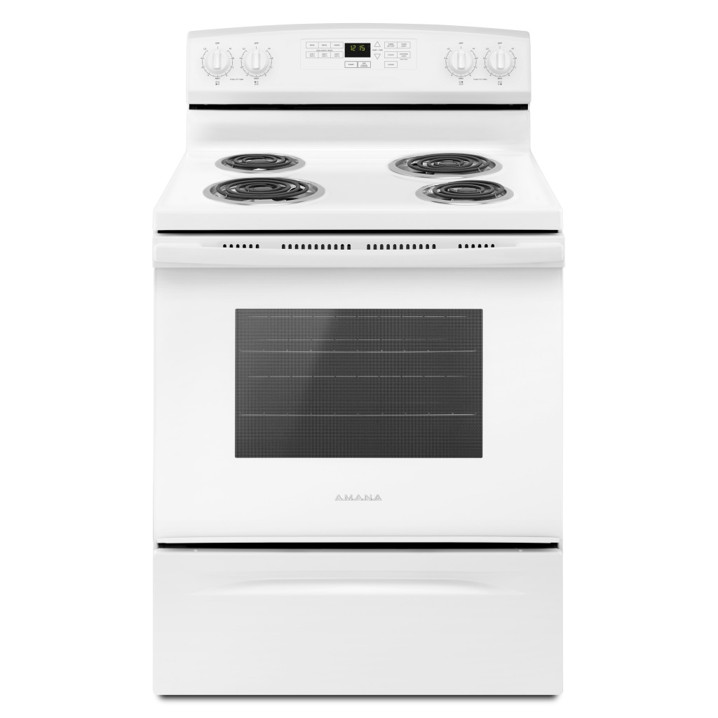 30" Amana Electric Range With Self-Clean Option - YACR4503SFW
