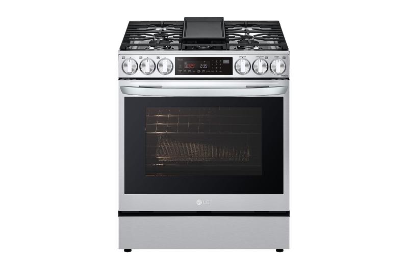 30" LG 6.3 Cu. Ft. Smart Wi-Fi Enabled ProBake Convection Gas Slide-in Range - LSGL6335F