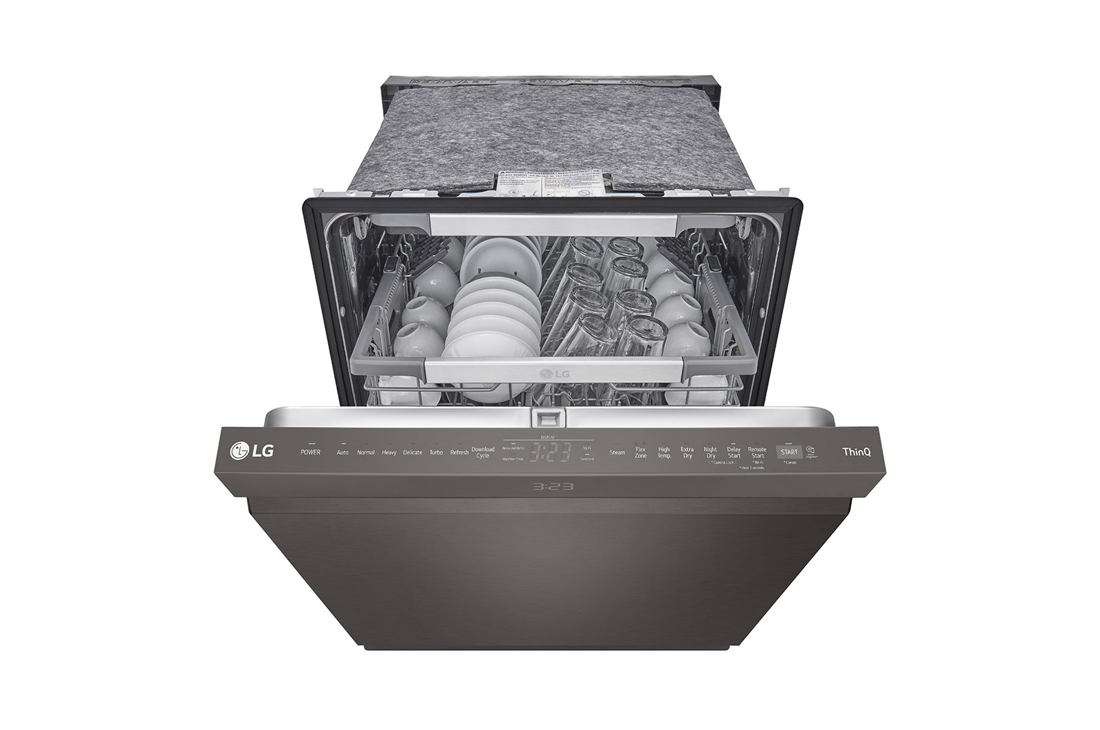 24" LG Smart Top Control Dishwasher with QuadWash Pro Dynamic Dry and TrueSteam - LDPS6762D