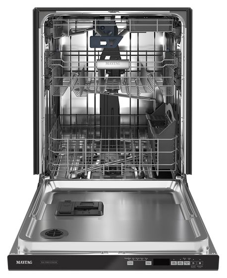 24" Maytag Top Control Dishwasher With Third Level Rack and Dual Power Filtration- MDB8959SKB
