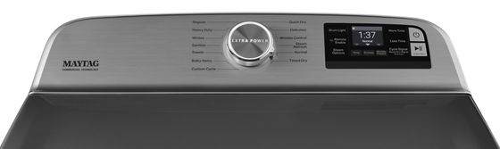 27" Maytag 7.4 Cu. Ft. Smart Top Load Gas Dryer With Extra Power Button - MGD7230HC
