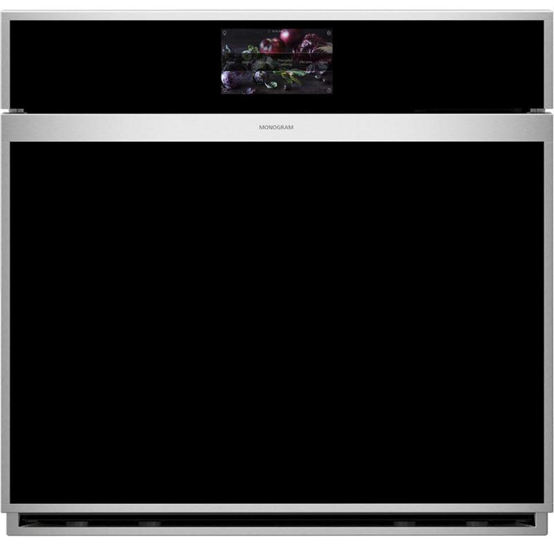 30" Monogram 5.0 Cu. Ft. Minimalist Collection Electric Convection Single Wall Oven - ZTSX1DSSNSS