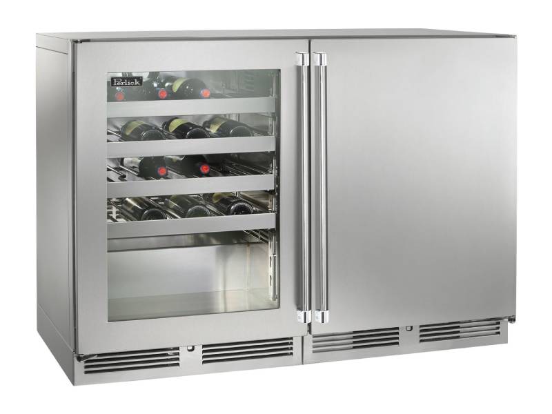 48" Perlick Signature Series Dual-Zone Wine Reserve - HP48WWS34L2R