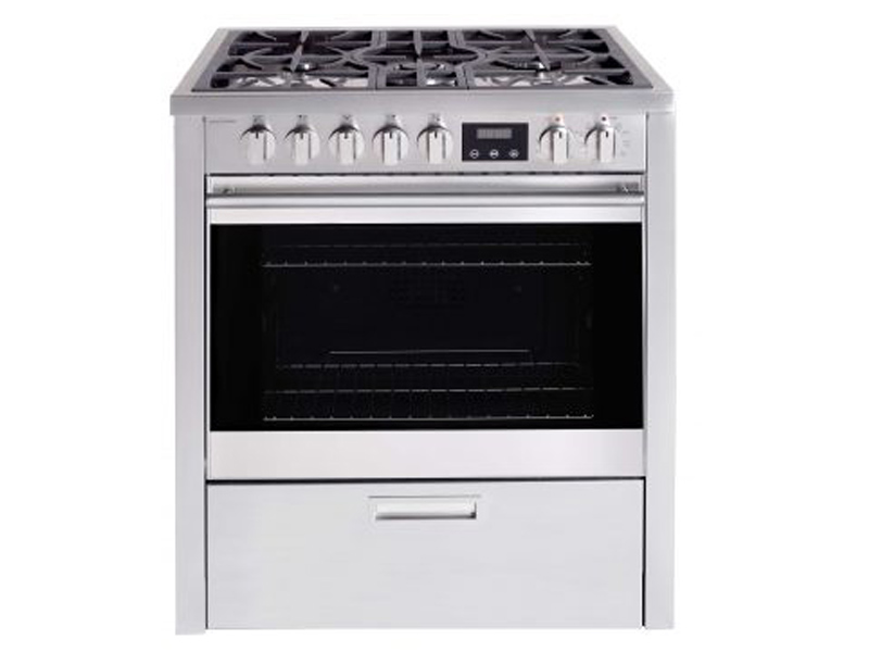30" Porter & Charles Dual Fuel Range Stainless Steel - FEG76B3