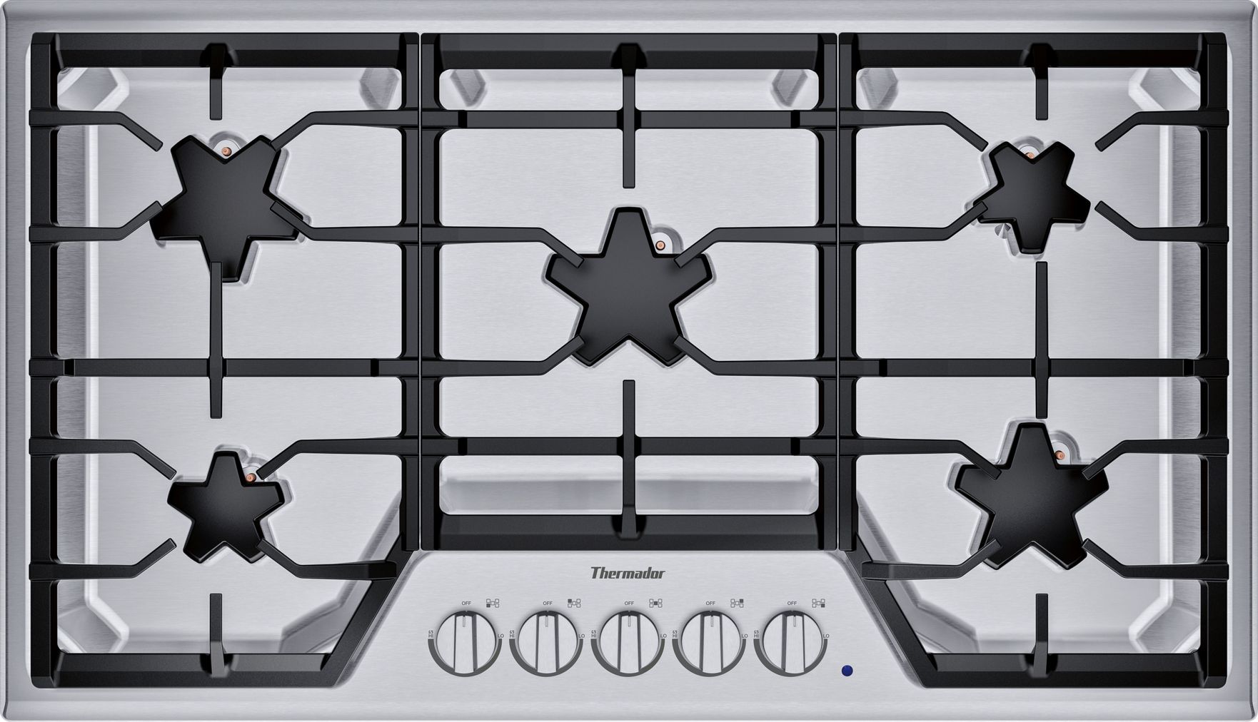36" Thermador 5 Burner Gas Cooktop - SGS365TS