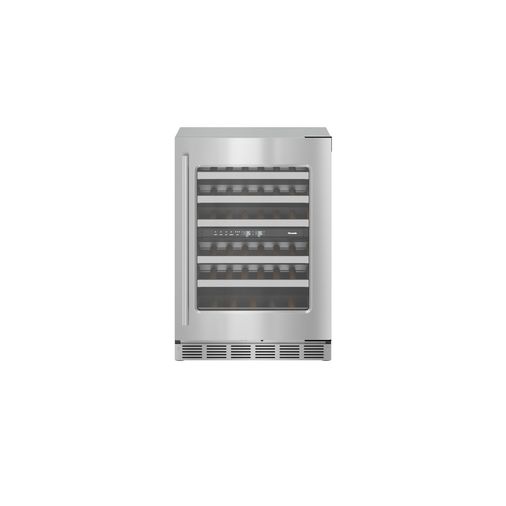 24" Thermador Freedom Under Counter Wine Cooler with Glass Door Masterpiece Right Hinge in Stainless steel - T24UW915RS
