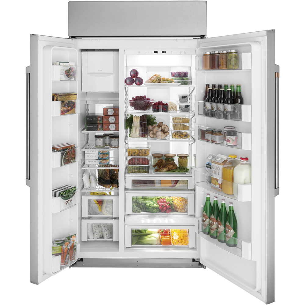 48" Café Built In Side by Side Refrigerator in Stainless Steel - CSB48WP2NS1