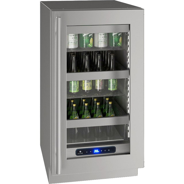 18" U-Line 5 Class Series Compact Refrigerator - UHRE518IS01A