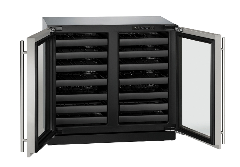 36" U-Line Modular 3000 Series Wine Cooler  - U3036WCWCS00B