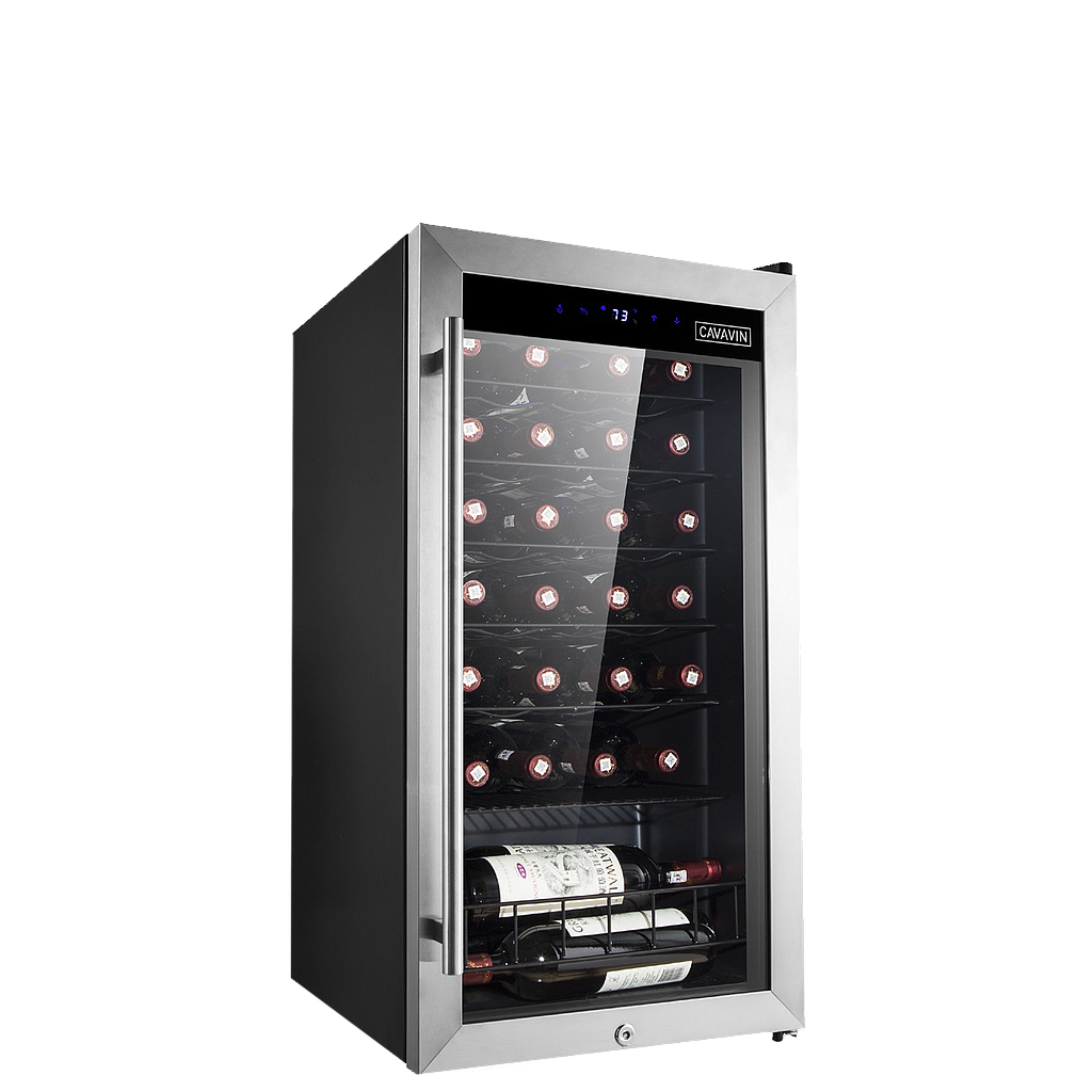 17" Cavavin Sobra Collection Freestanding Single Zone Wine Cellar With Compressor - B-028WSZ