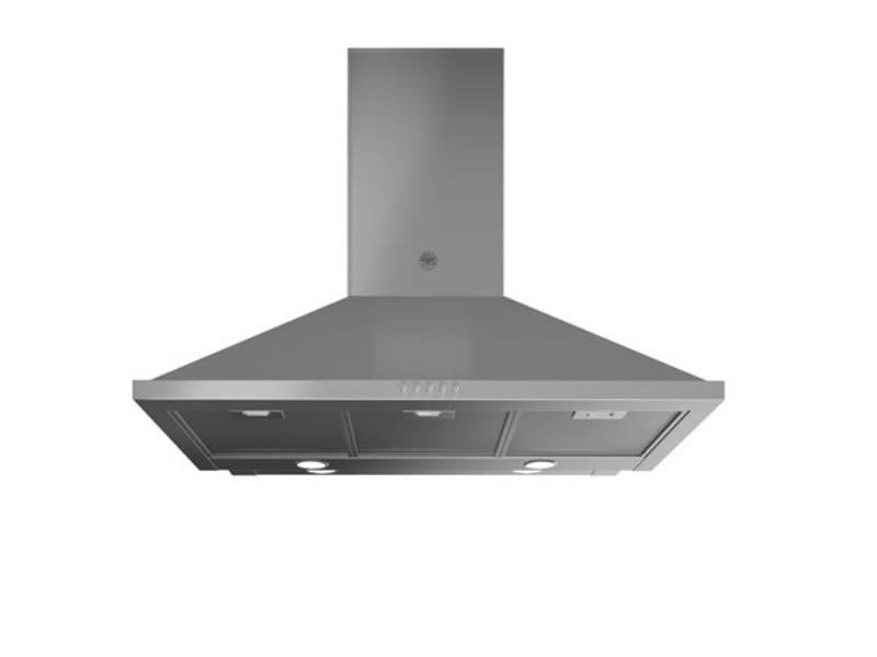 36" Bertazzoni 1 Motor, 600 CFM Chimney Hood in Stainless Steel - KCH36XV