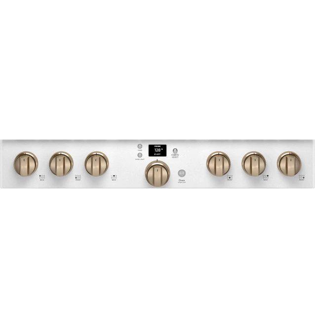 36" Café 6.2 Cu. Ft. Smart All Gas Commercial-Style Range With 6 Sealed Burners In Matte White - CGY366P4TW2