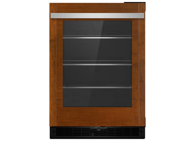 24" Jenn-Air Panel-Ready Under Counter Glass Door Refrigerator Left Swing - JUGFL242HX