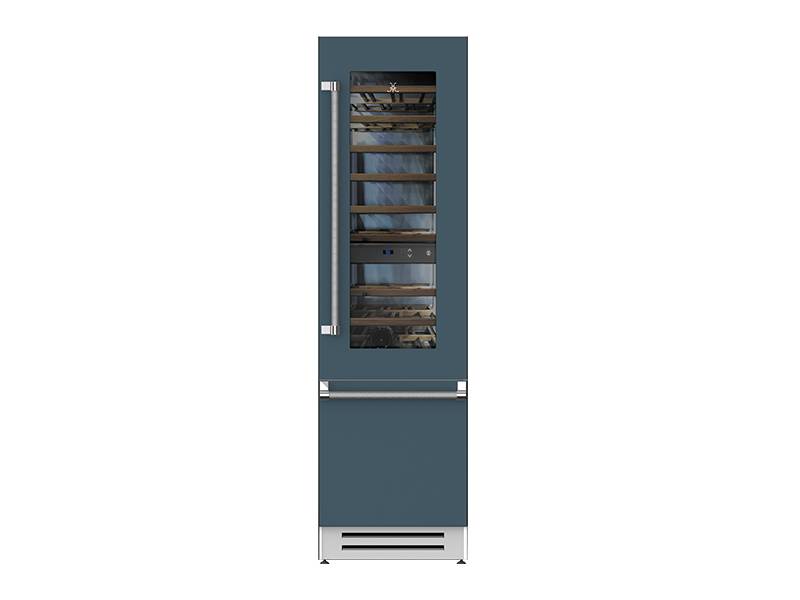 24" Hestan KRW Series Wine Refrigerator in Pacific Fog  - KRWL24-GG