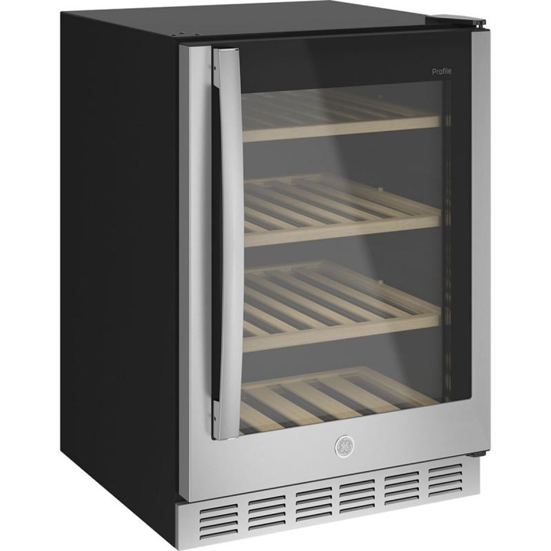 24" GE Profile 5.1 Cu. Ft. Beverage Center in Stainless Steel - PVS06BSPSS