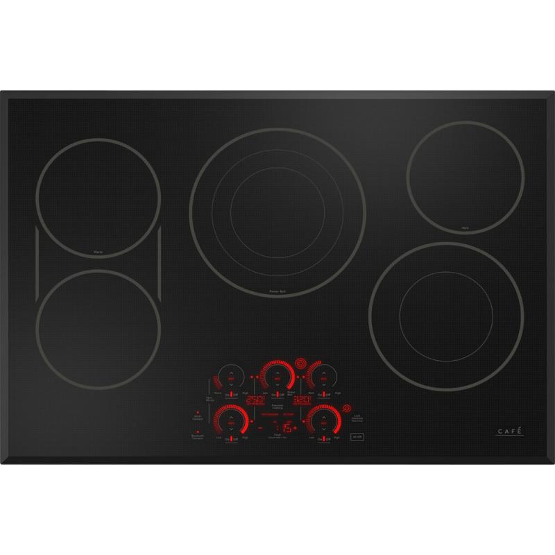 30" Café Touch Control Electric Cooktop in Black - CEP90301TBB