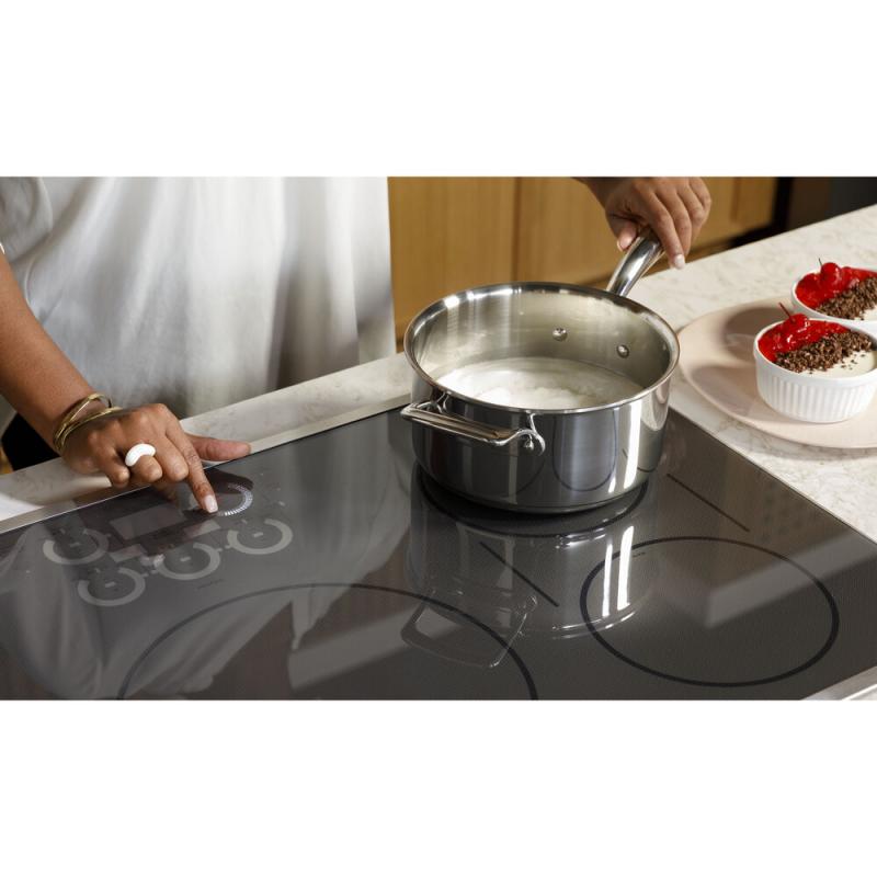 36" Café Built-In Touch Control Induction Cooktop in Stainless Steel - CHP90362TSS