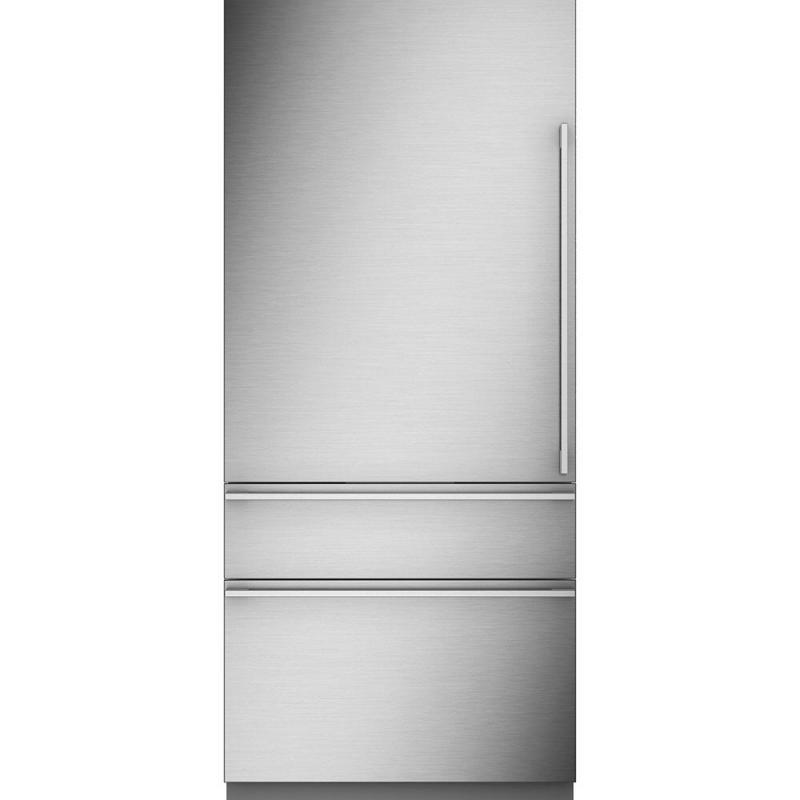 36" Monogram Left-Hinge Integrated Bottom-Freezer Refrigerator - ZIC363NBVLH