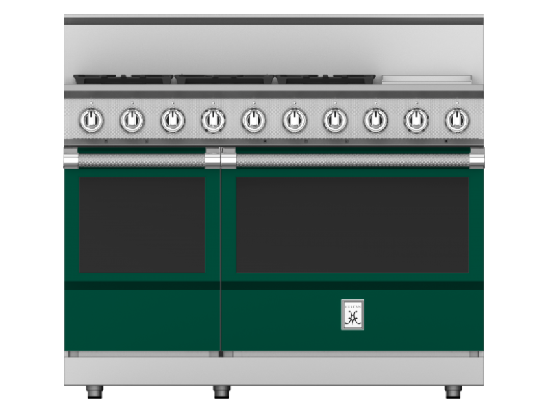 48" Hestan KRG Series Gas Range with 5-Burners in Grove - KRG485GD-LP-GR