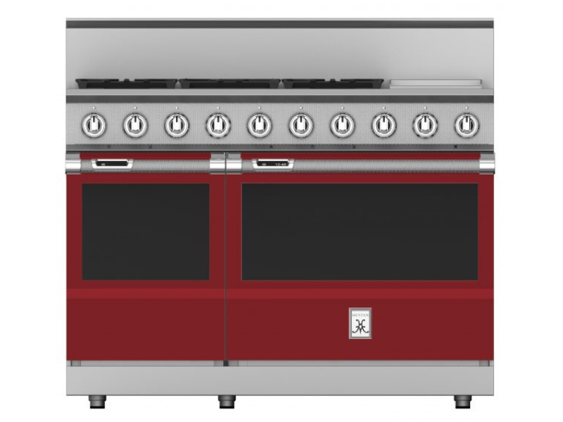 48" Hestan KRD Series Dual Fuel Range with 5-Burners - KRD485GD-LP-BG