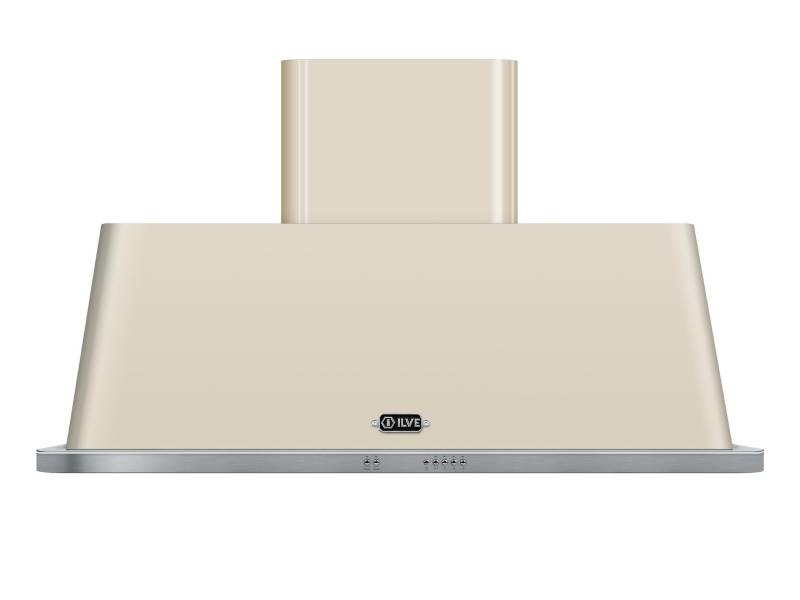 48" ILVE Majestic  Wall Mount Convertible Range Hood in Antique White - UAM120AW