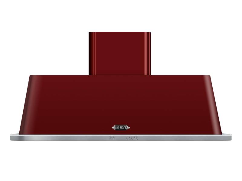 60" ILVE Majestic  Wall Mount Convertible Range Hood in Burgundy - UAM150BU