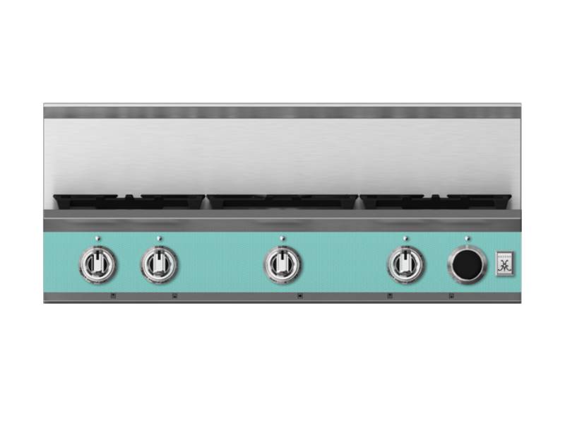 36" Hestan  KRTS Series 5-Burner Smart Gas Rangetop  - KRTS365-LP-TQ