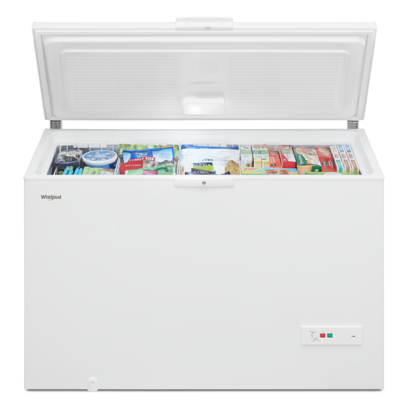55" Whirlpool 16 Cu. Ft. Chest Freezer With Shelves - WZC5216LW