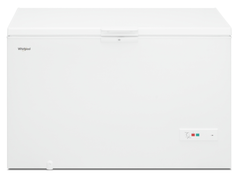 55" Whirlpool 16 Cu. Ft. Chest Freezer With Shelves - WZC5216LW