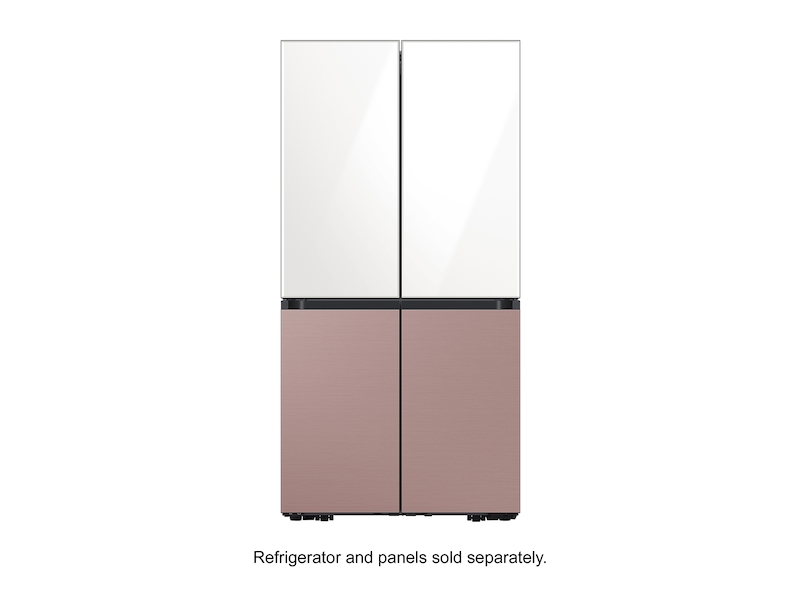 Samsung Bespoke 4-Door Flex Refrigerator Panel in Champagne Rose Steel - RA-F18DBBQH/AA