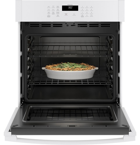 27" GE 4.3 Cu. Ft. Electric Self-Cleaning Single Wall Oven - JKS3000DNWW