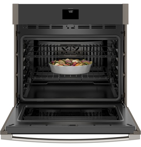 30" GE 5.0 Cu. Ft. Electric Convection Self-Cleaning Single Wall Oven - JTS5000ENES