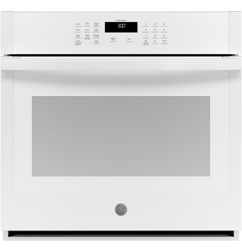 30" GE 5.0 Cu. Ft. Electric Self-Cleaning Single Wall Oven - JTS3000DNWW