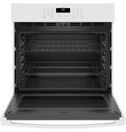 30" GE 5.0 Cu. Ft. Electric Self-Cleaning Single Wall Oven - JTS3000DNWW