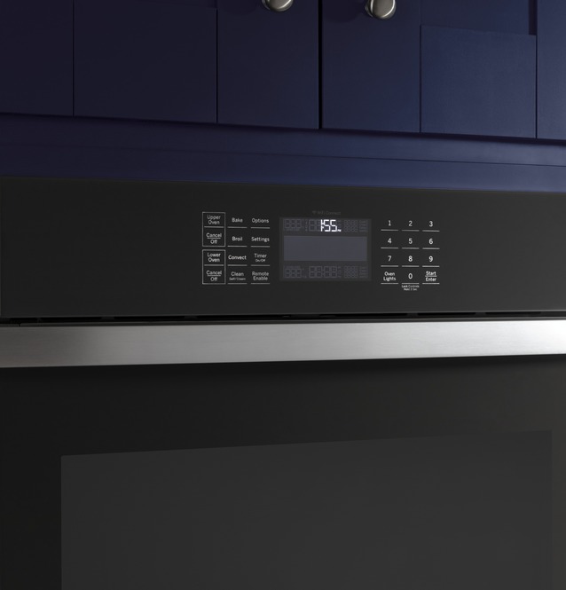 30" GE 5.0 Cu. Ft. Smart Built-In Self-Clean Convection Single Wall Oven - JTS5000DNBB