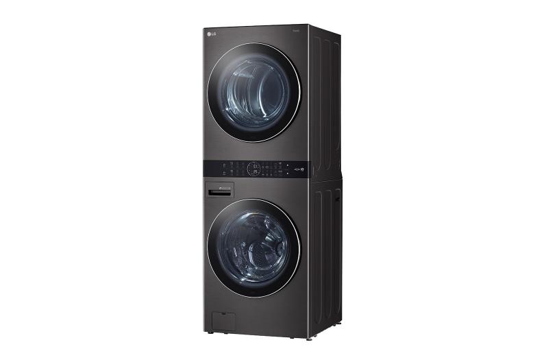 	27" LG Single Unit Front Load LG WashTower With Centre Control 5.2 Cu. Ft. Washer and 7.4 Cu. Ft. Electric Dryer - WKEX200HBA