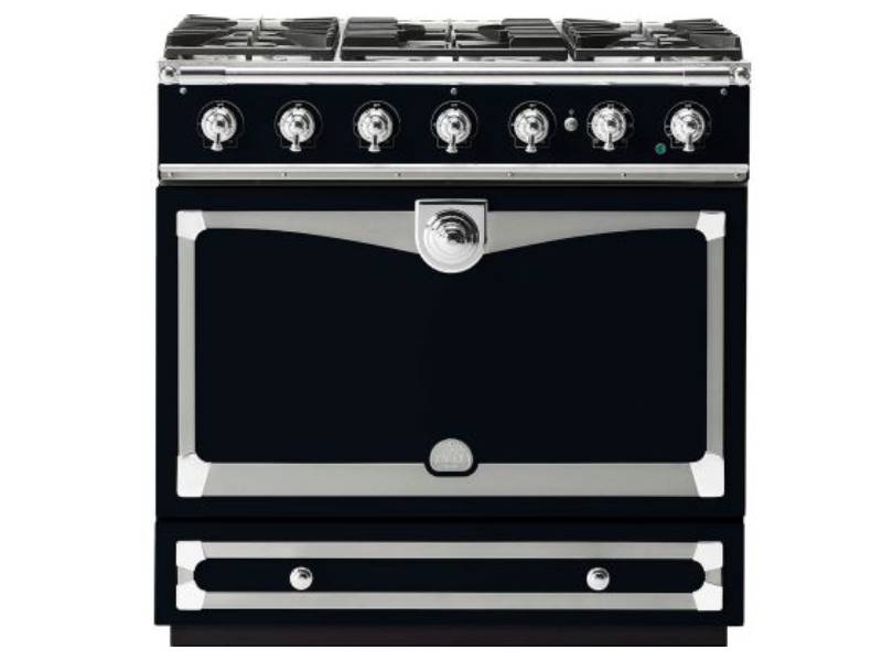 36" La Cornue CornuFe 90 Series Freestanding 5 Sealed Burners Dual-Fuel Range - C9MP