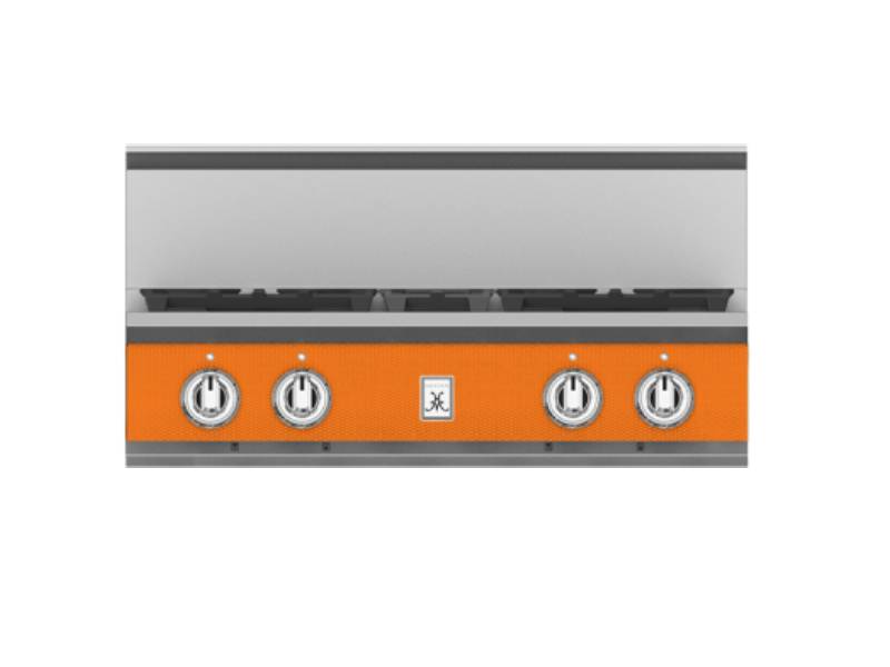 30" Hestan KRT Series 4-Burner Rangetop  with Liquid Propane in Citra  - KRT304-LP-OR