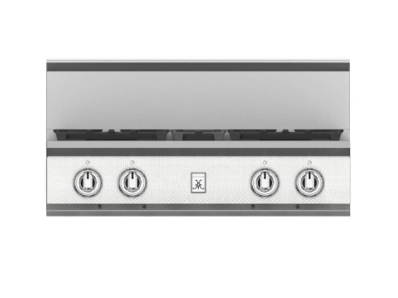30" Hestan KRT Series 4-Burner Rangetop  with Liquid Propane in Froth  - KRT304-LP-WH
