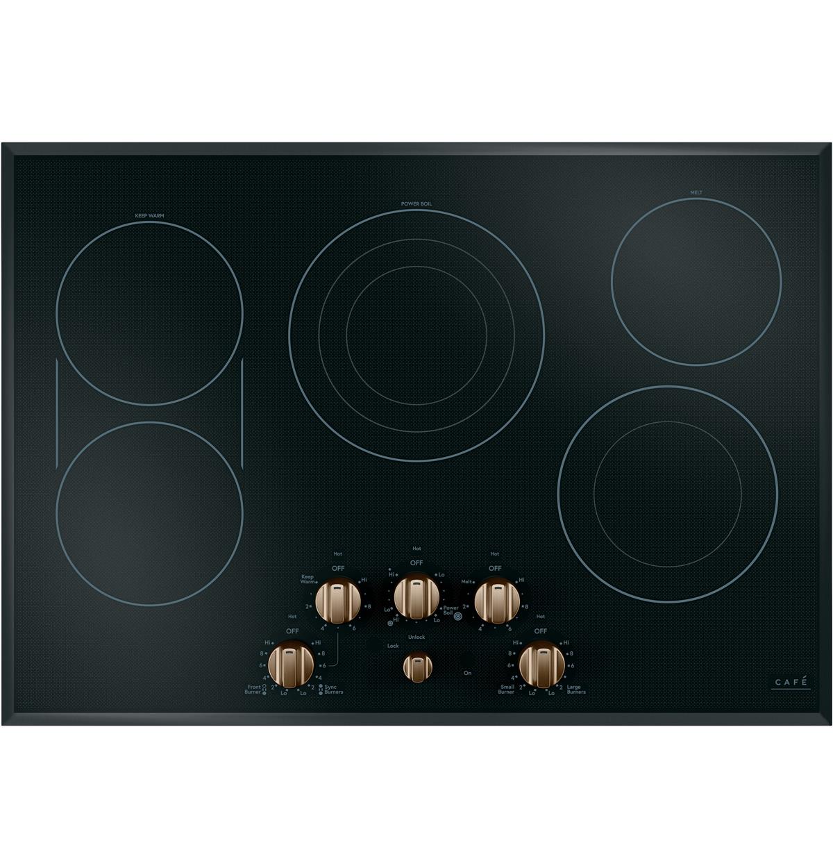 Cafe 5 Electric Cooktop Knobs - CXCE1HKPMBZ