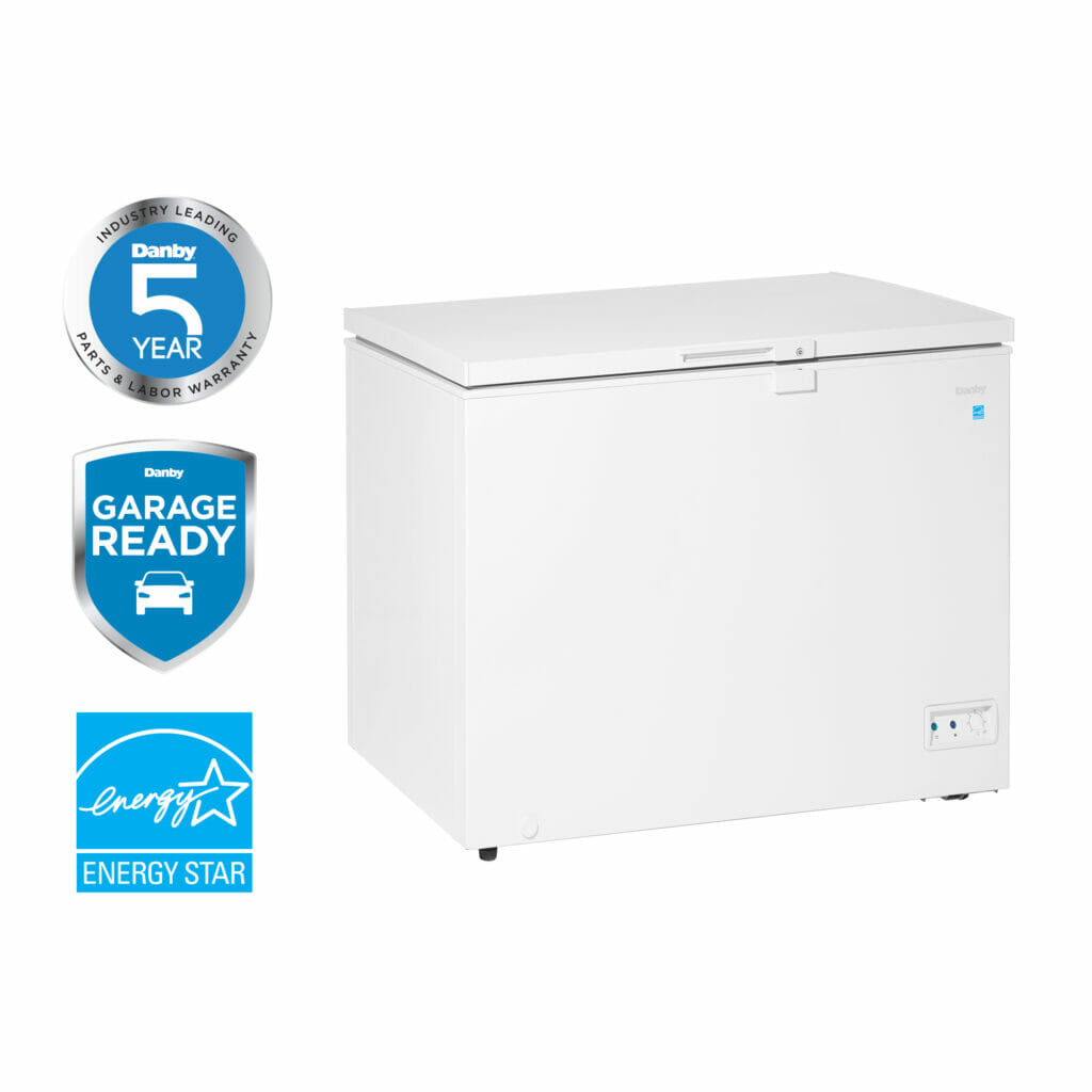 44" Danby 10.00 Cu. Ft. Chest Freezer in White - DCF100A5WDB