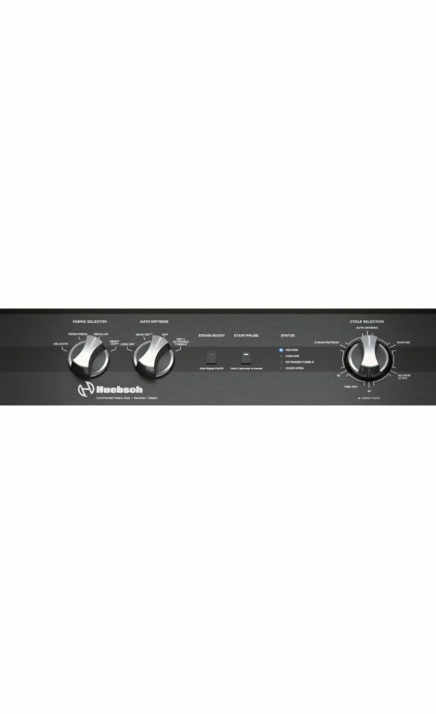 27" Huebsch 7.0 Cu. Ft. DR5 Sanitizing Gas Dryer with Steam - DR5103WG