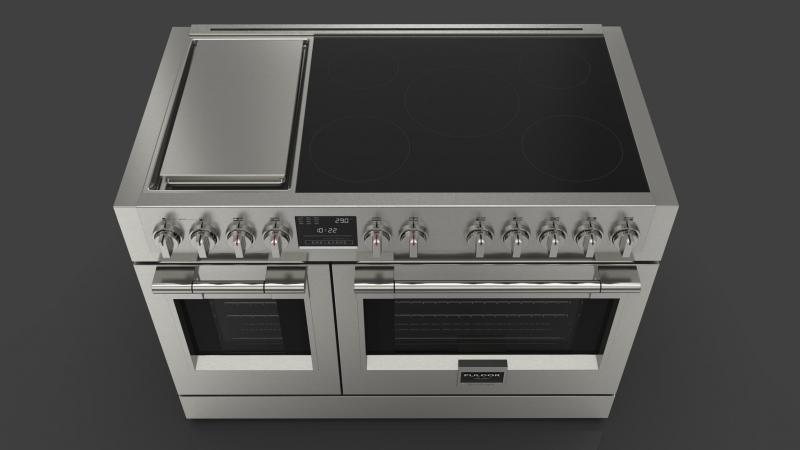 48" Fulgor Milano Sofia 600 Series Freestanding Professional Induction Range - F6PIR485GS1